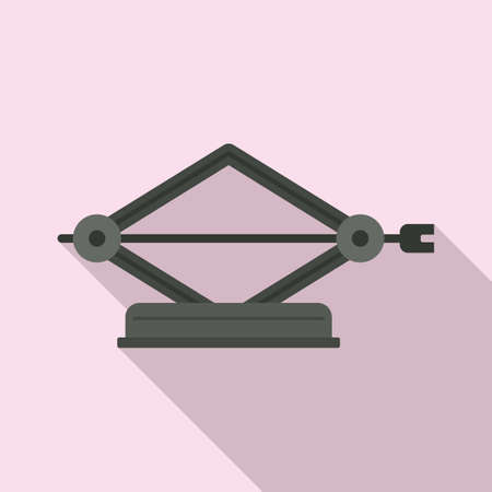 Classic jack-screw icon, flat styleのイラスト素材