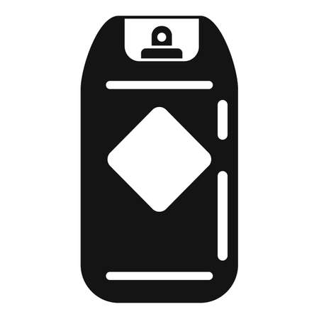 Gas cylinder icon, simple styleのイラスト素材