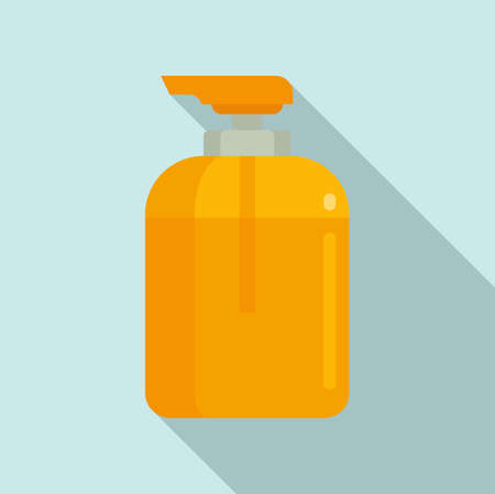 Sauna soap dispenser icon, flat styleのイラスト素材
