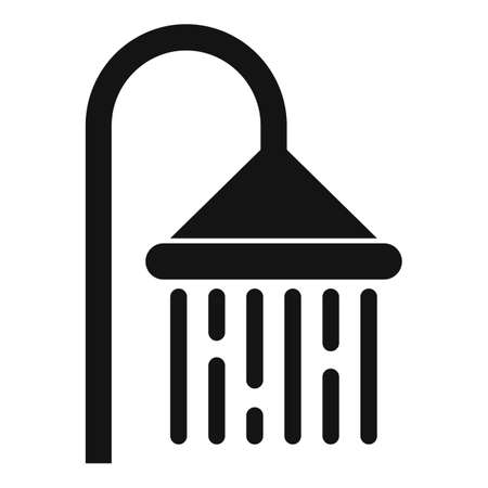 Sauna shower icon, simple styleのイラスト素材