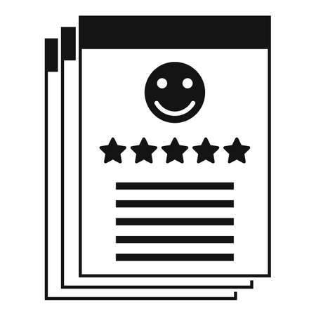 Reputation icon, simple styleのイラスト素材