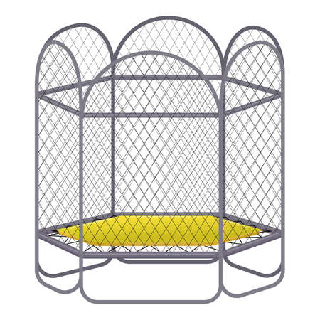Gate trampoline icon, cartoon styleのイラスト素材