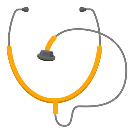 Stethoscope icon, cartoon styleのイラスト素材