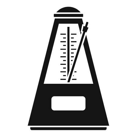 Motion metronome icon, simple styleのイラスト素材