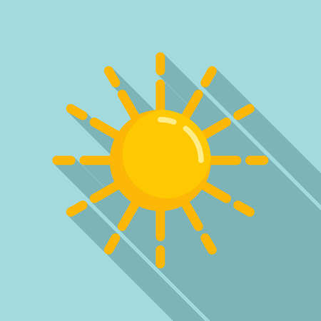 Cruise sunny day icon, flat styleのイラスト素材