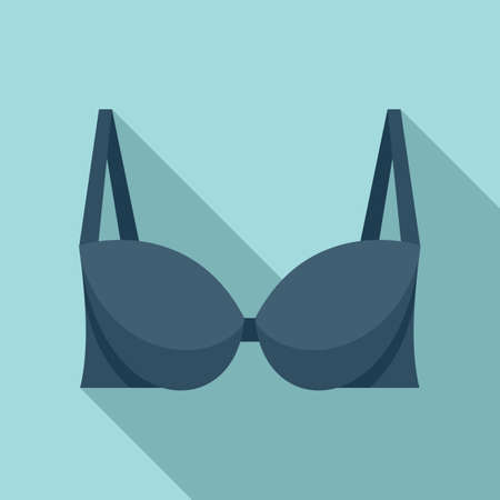 Elegant bra icon, flat styleのイラスト素材