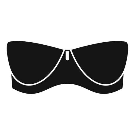 Lingerie bra icon, simple styleのイラスト素材