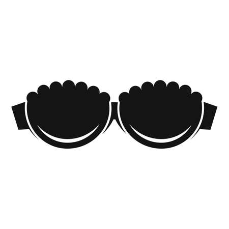 Sexy bra icon, simple styleのイラスト素材