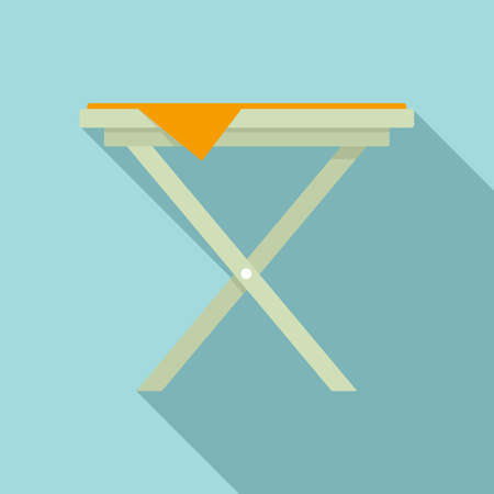 Folding iron board icon, flat styleのイラスト素材