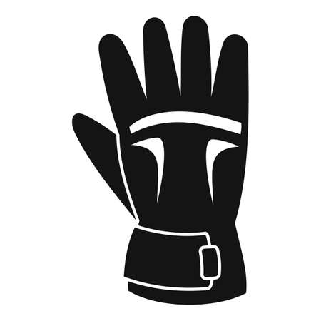 Winter gloves icon, simple styleの写真素材
