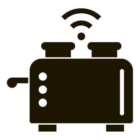 Smart toaster icon, simple styleの写真素材