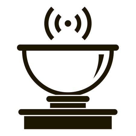 Smart bowl scales icon, simple styleの写真素材