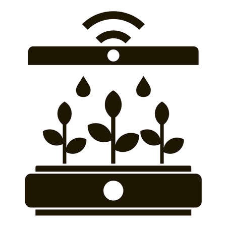 Smart grow plant icon, simple styleの写真素材