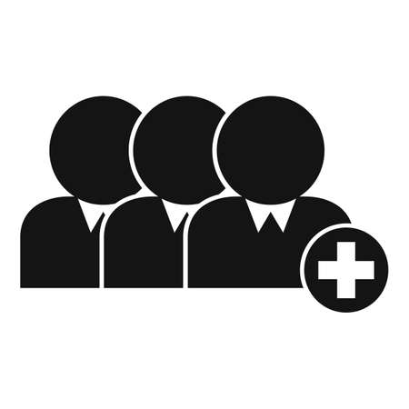 Add new worker icon, simple styleのイラスト素材