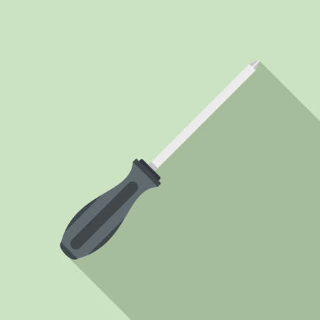 Screwdriver tool icon, flat styleの写真素材