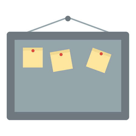 Office board icon, flat styleの写真素材
