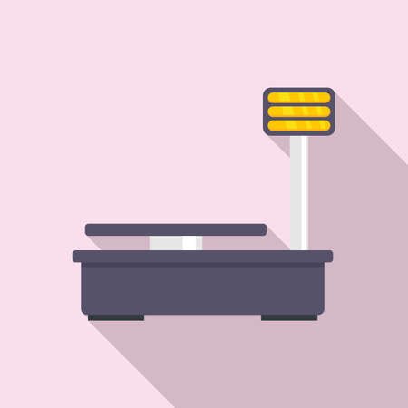Modern scales icon, flat styleの写真素材