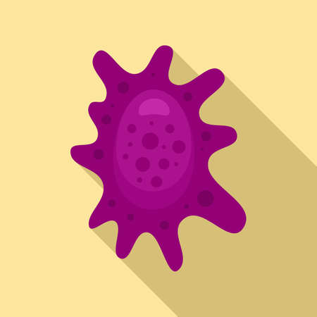 Bacterium icon, flat styleの写真素材