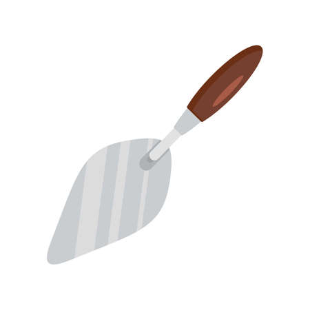 Trowel tool icon, flat styleの写真素材