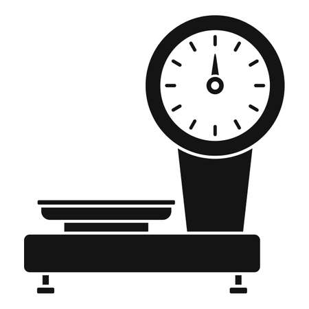 Old market scales icon, simple styleの写真素材