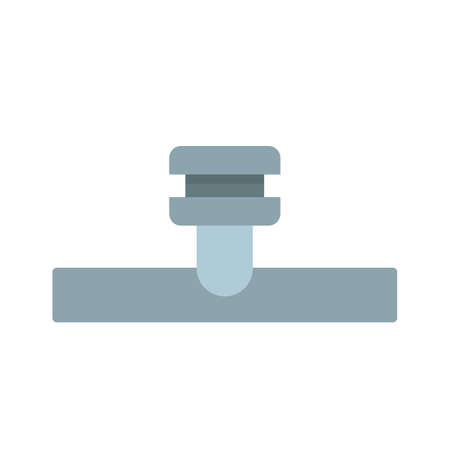 Water sprinkler icon, flat styleの写真素材