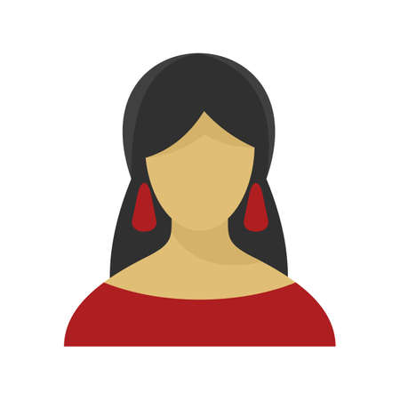 Fortune teller icon, flat styleの写真素材