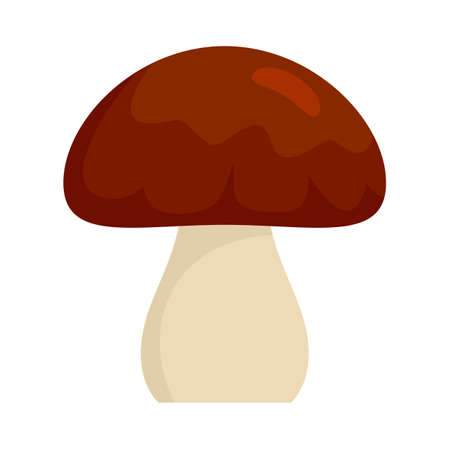 Forest mushroom icon, flat styleの写真素材
