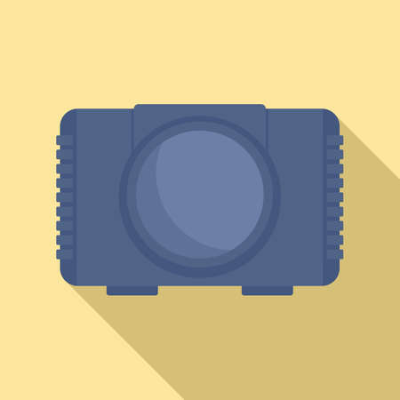 Cd console icon, flat styleの写真素材