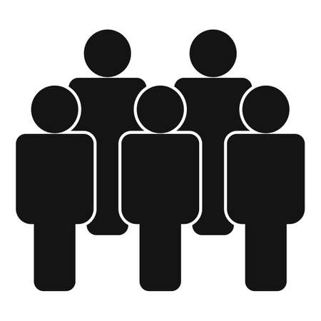 Audience group icon, simple styleの写真素材