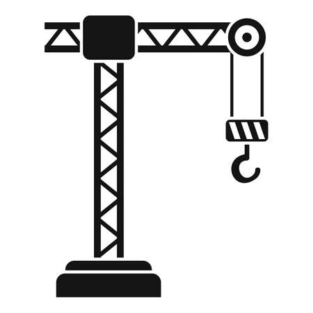 Building crane icon, simple styleの写真素材