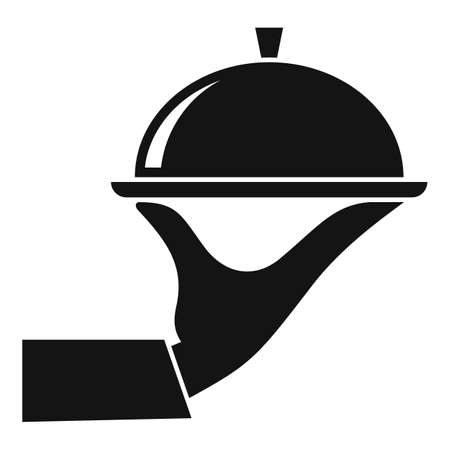 Restaurant food delivery icon, simple styleの写真素材