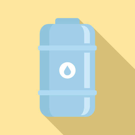 Fresh milk tank icon, flat styleの写真素材