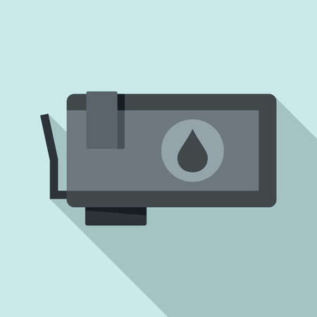 Ink cartridge icon, flat styleの写真素材