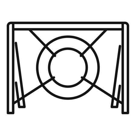 Dog tire obstacle icon, outline styleの写真素材