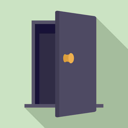 House entrance icon, flat styleの写真素材