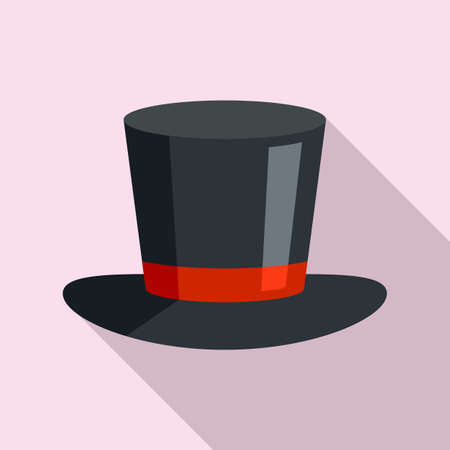 Magician hat icon, flat styleの写真素材