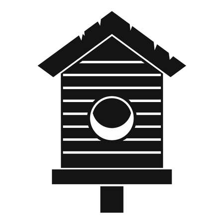 Old bird house icon, simple styleの写真素材