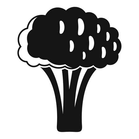 Fresh broccoli icon, simple styleの写真素材