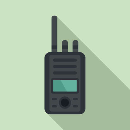 Walkie talkie icon, flat styleの写真素材
