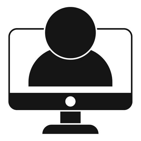 Advice refferal icon, simple styleの写真素材