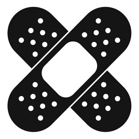 Medical plaster icon, simple styleの写真素材