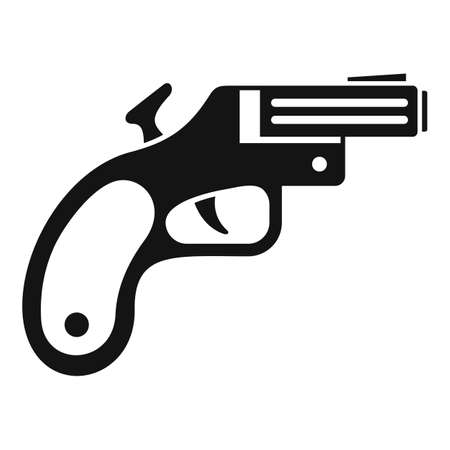 Flare gun icon, simple styleの写真素材