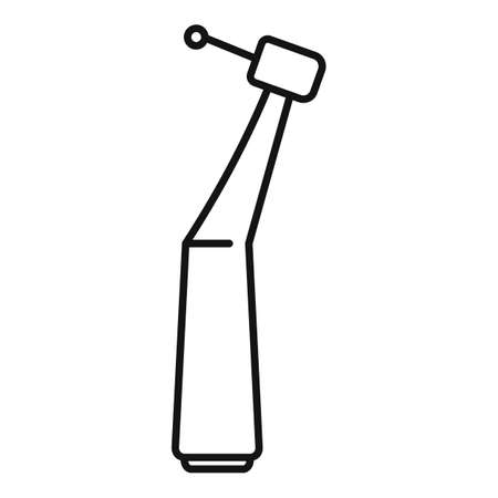 Dentist medical tool icon, outline styleの写真素材