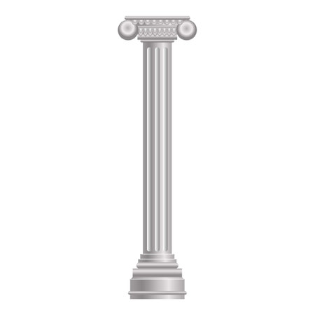 Pillar column icon, cartoon styleのイラスト素材