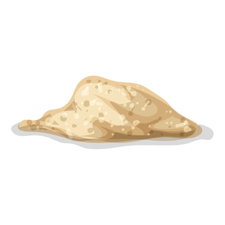 Ginger powder icon, cartoon styleのイラスト素材