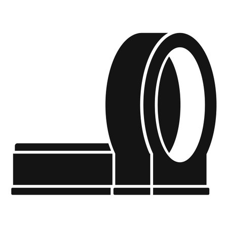 Magnetic resonance imaging equipment icon, simple styleのイラスト素材