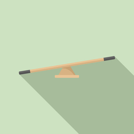 Dog training bar icon, flat styleのイラスト素材