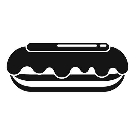 Eclair icon, simple styleのイラスト素材