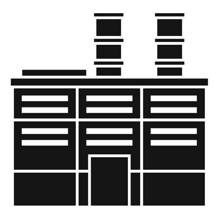 Sorting recycle factory icon, simple styleのイラスト素材