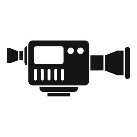 Tv digital camera icon, simple styleのイラスト素材